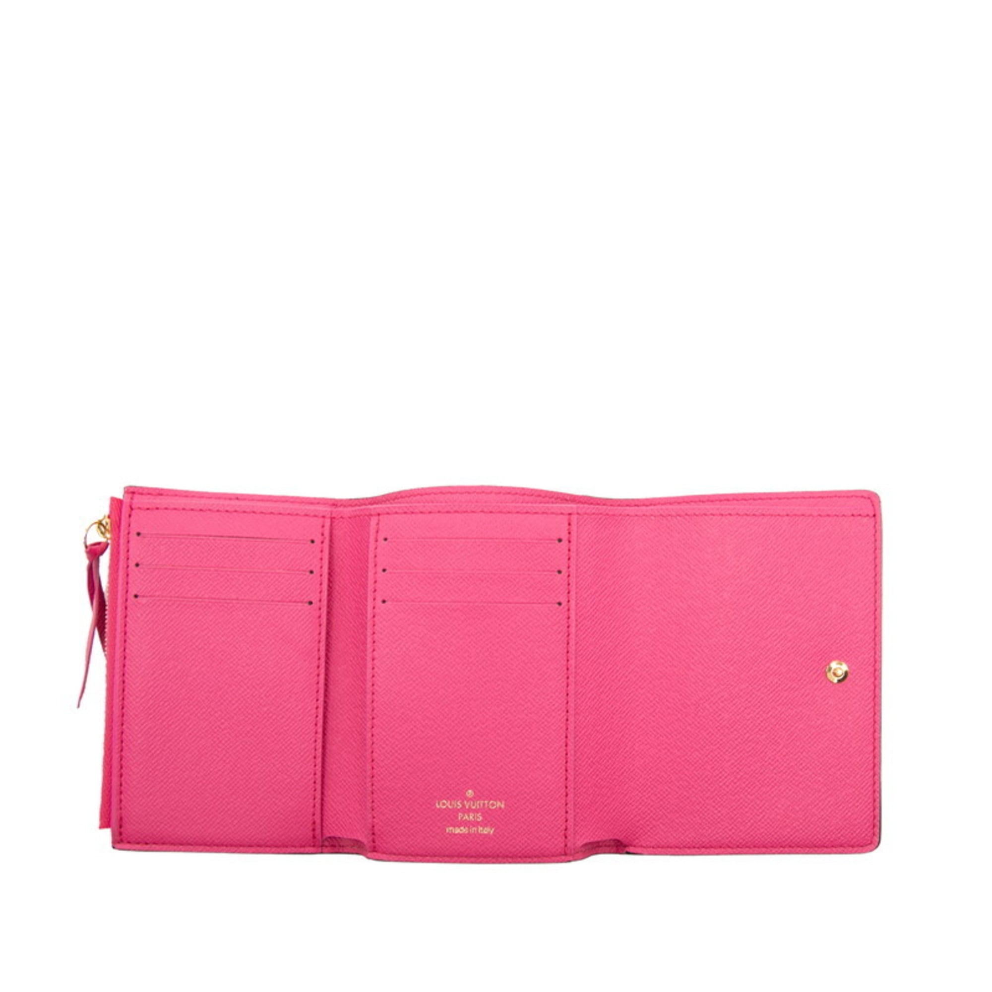 Louis Vuitton Monogram Brown Multi-Color Pvc Wallet (Tri-Fold)