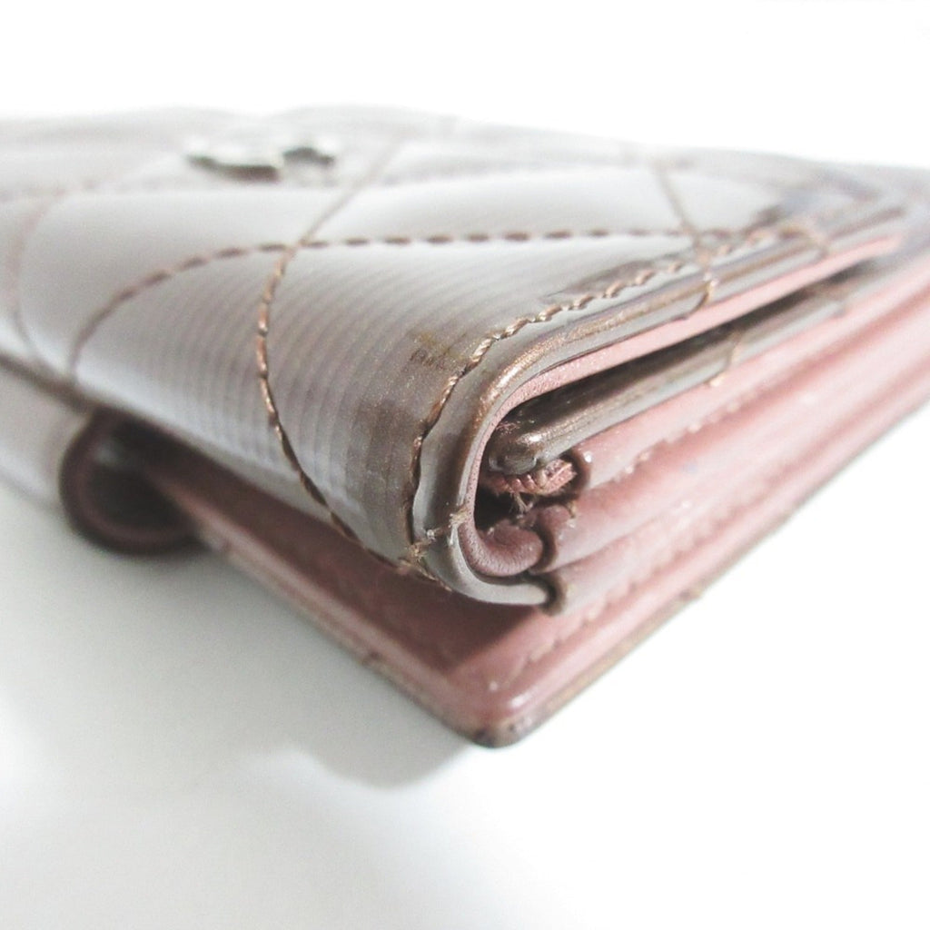 Chanel Bronze Patent Leather Wallet (Bi-Fold)
