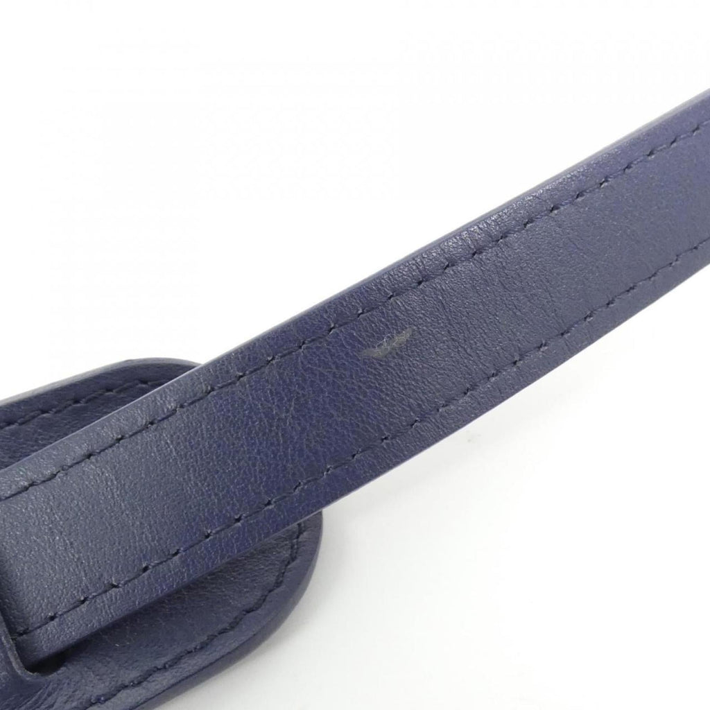 Louis Vuitton Blue Coated Canvas Boston Bag