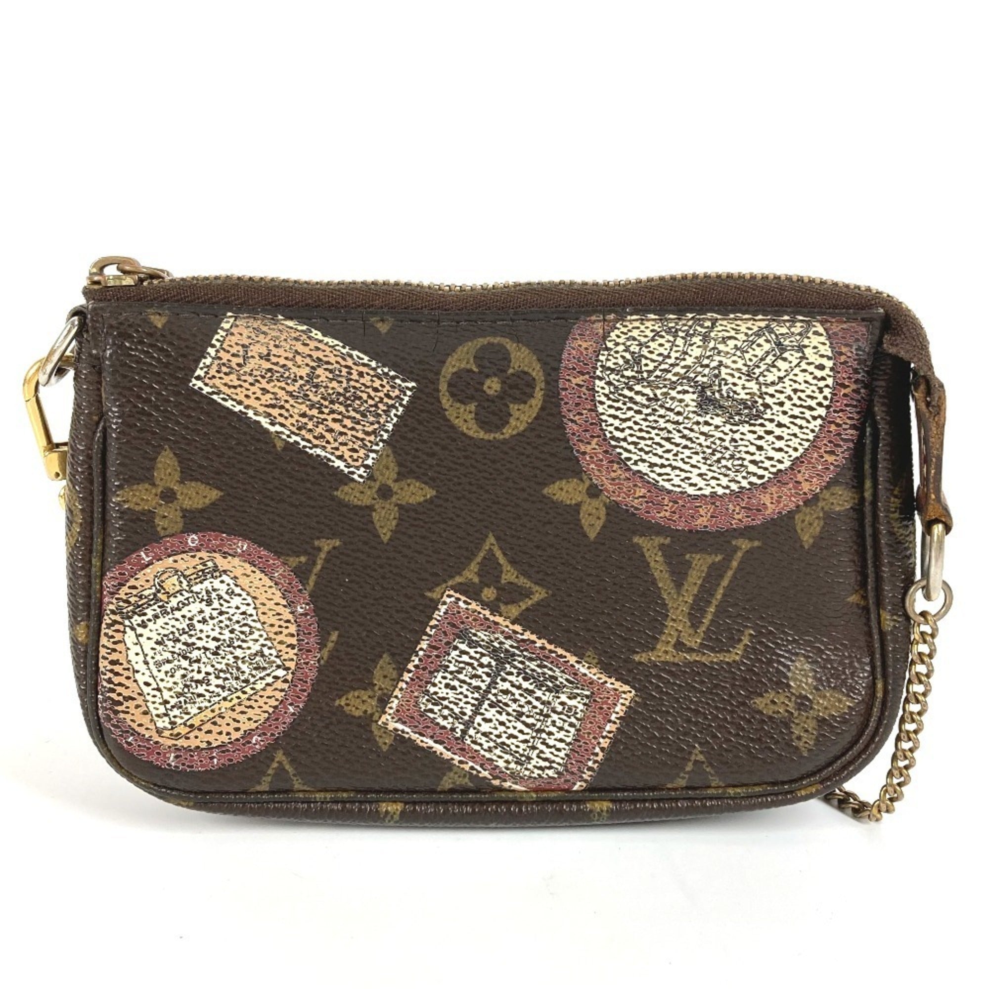 Louis Vuitton Brown Monogram Monogram Handbag Pochette Shoulder Bag