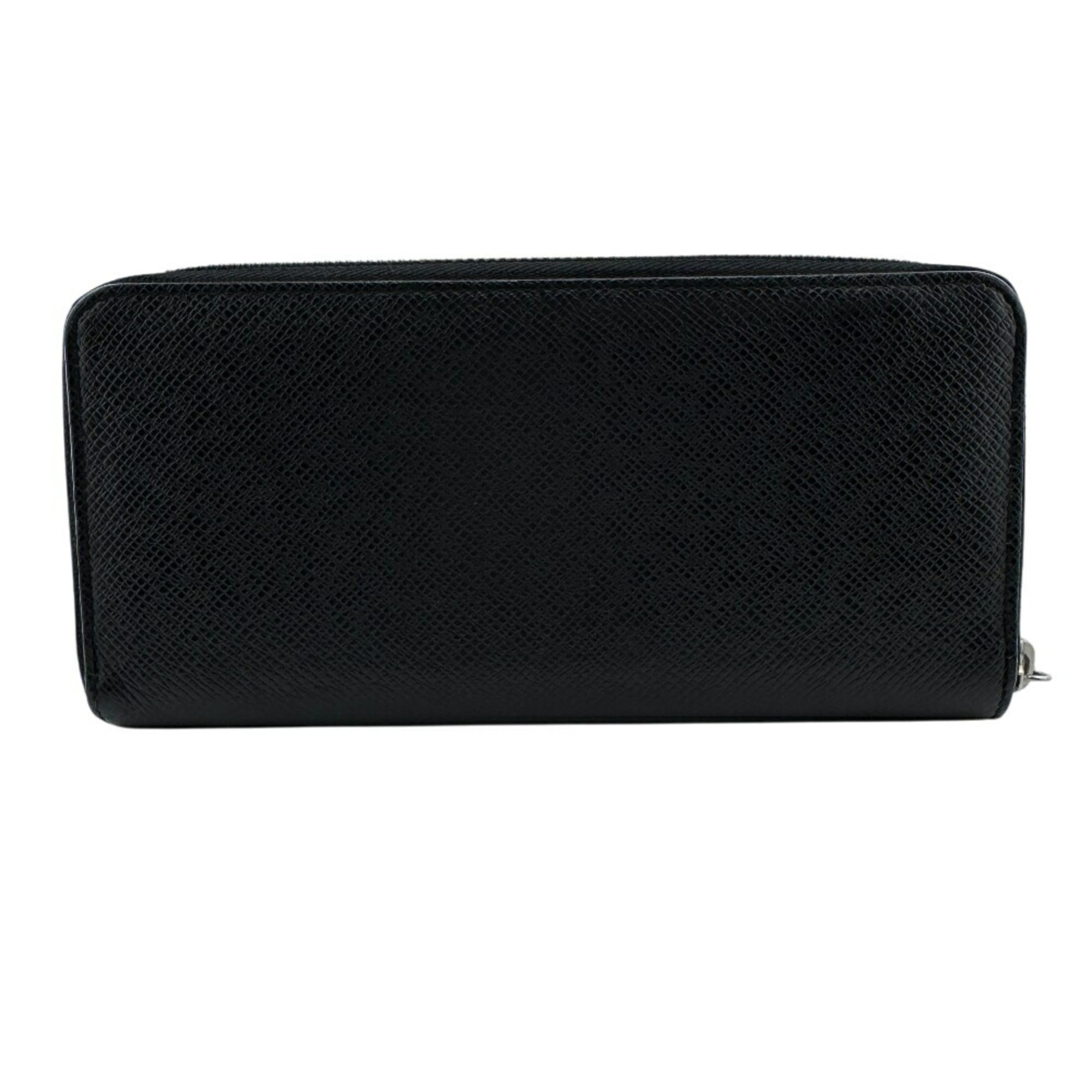 Louis Vuitton Black Leather Long Wallet
