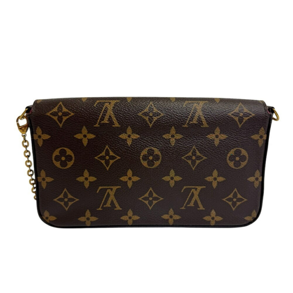 Louis Vuitton Brown Monogram Monogram Leather Pouch Shoulder Bag