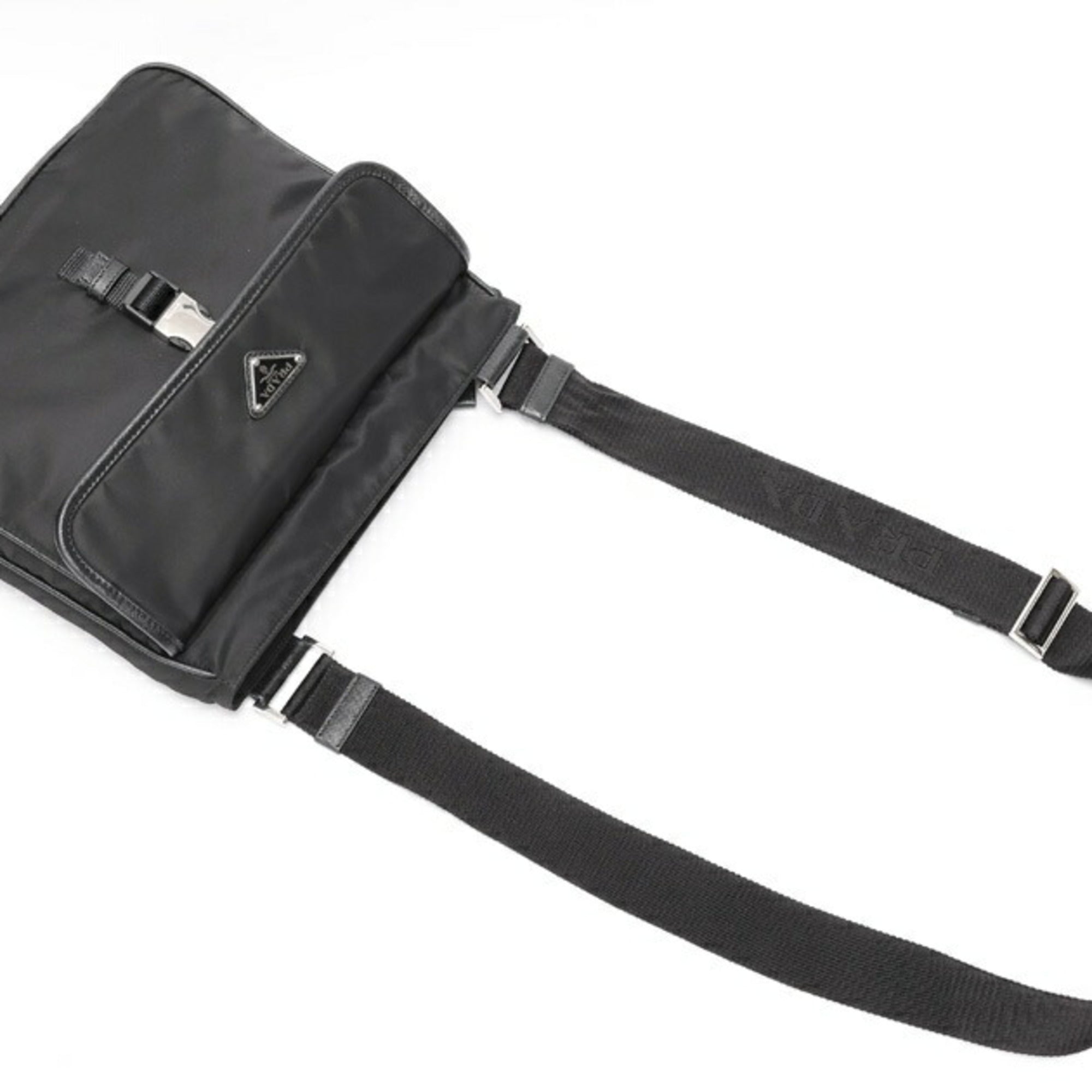 Prada Black Nylon Shoulder Bag