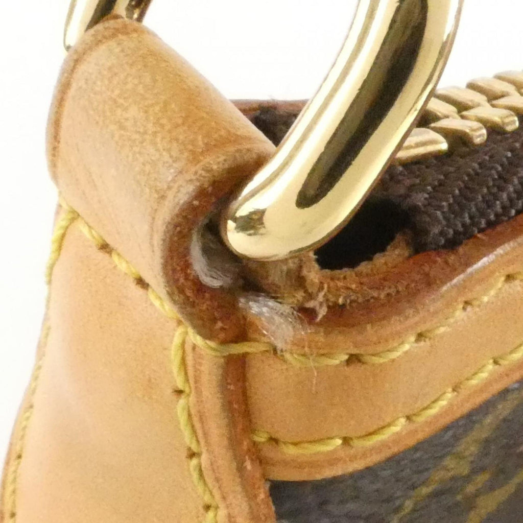 Louis Vuitton Marron Coated Canvas Handbag