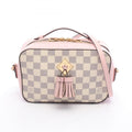 Louis Vuitton Damier Azur Pink White Coated Canvas Shoulder Bag