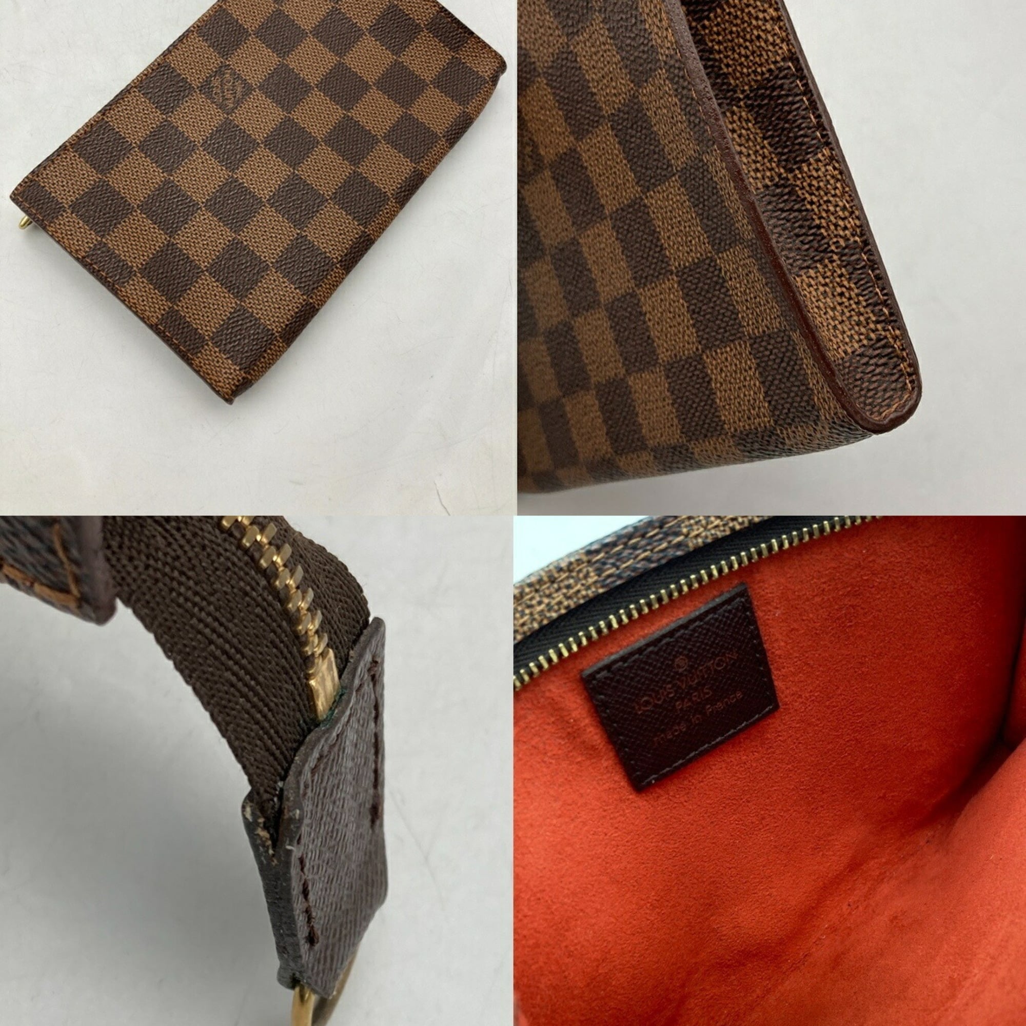 Louis Vuitton Brown Pvc Leather Tote Bag