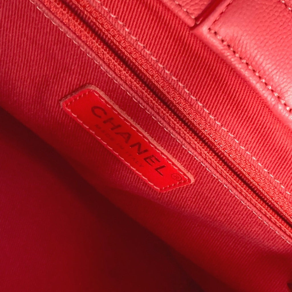 Chanel Pink Grained Calfskin Shoulder Bag Tote Bag