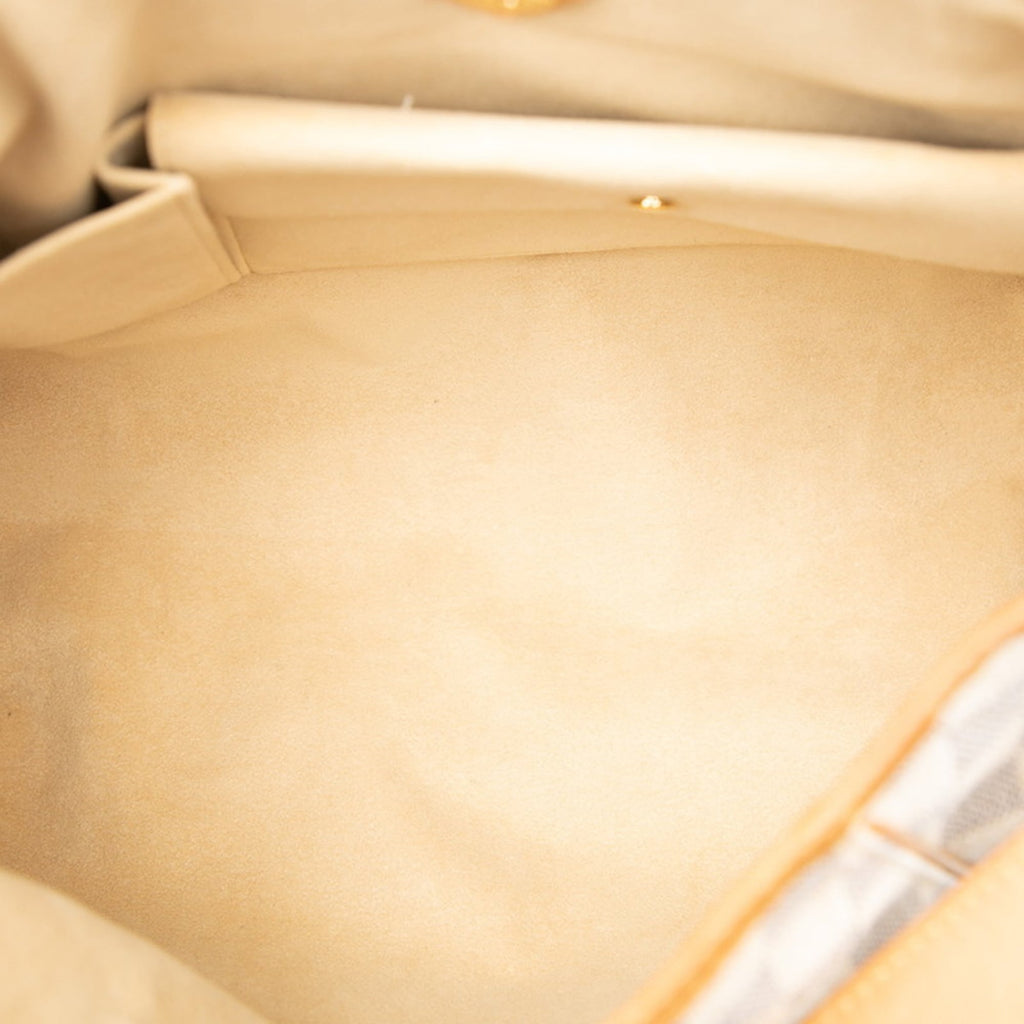 Louis Vuitton White Pvc Leather Shoulder Bag