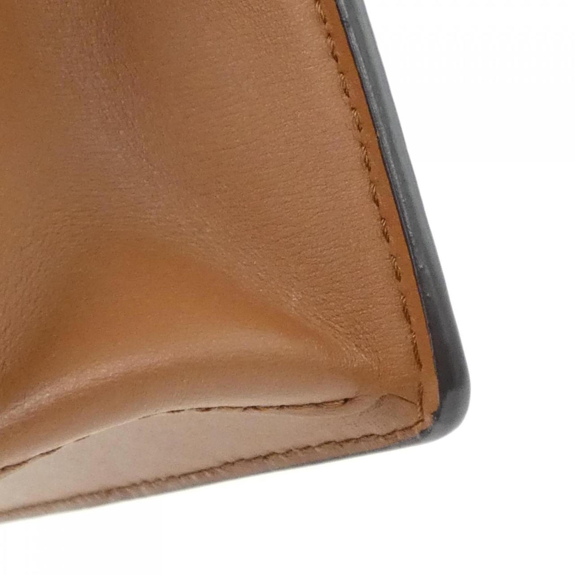 Louis Vuitton Brown Coated Canvas Chain/Shoulder Wallet