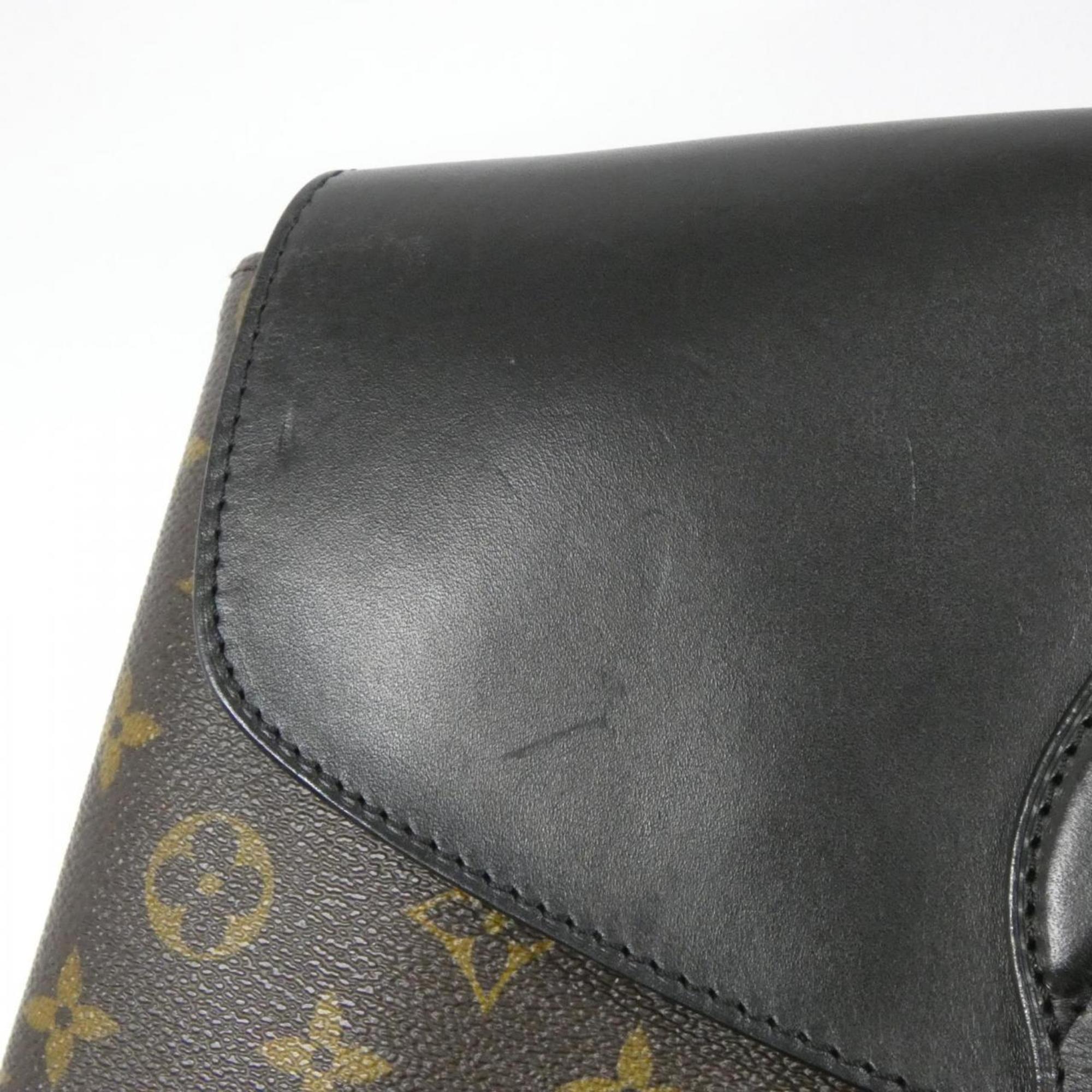 Louis Vuitton Brown Coated Canvas Backpack