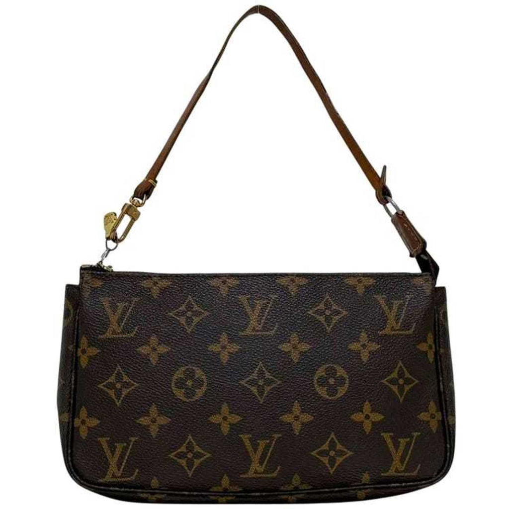 Louis Vuitton Brown Monogram Monogram Handbag Pochette Pouch