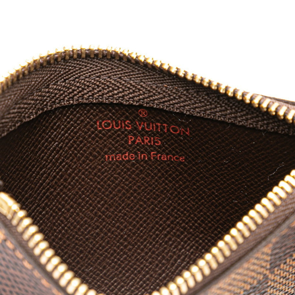 Louis Vuitton Brown Pvc Leather Coin Purse/Coin Case