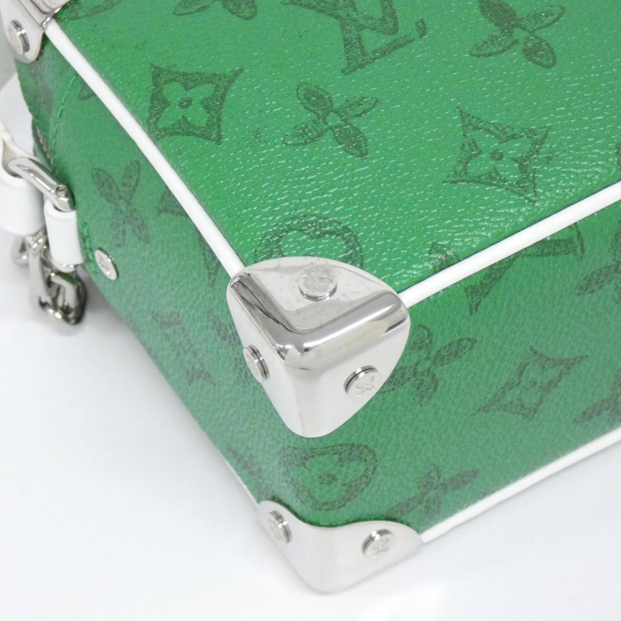Louis Vuitton Green Vert Coated Canvas Shoulder Bag
