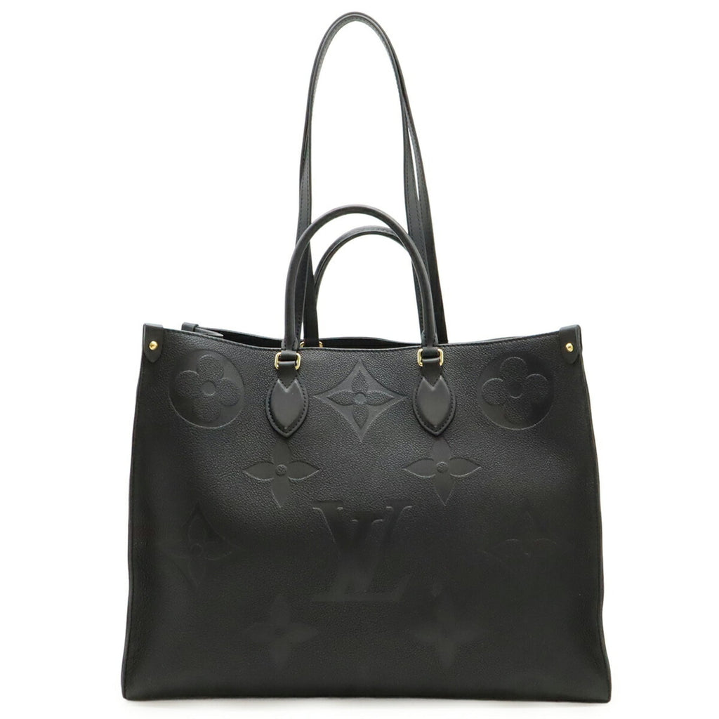 Louis Vuitton Black Noir Monogram Empreinte Shoulder Bag Tote Bag