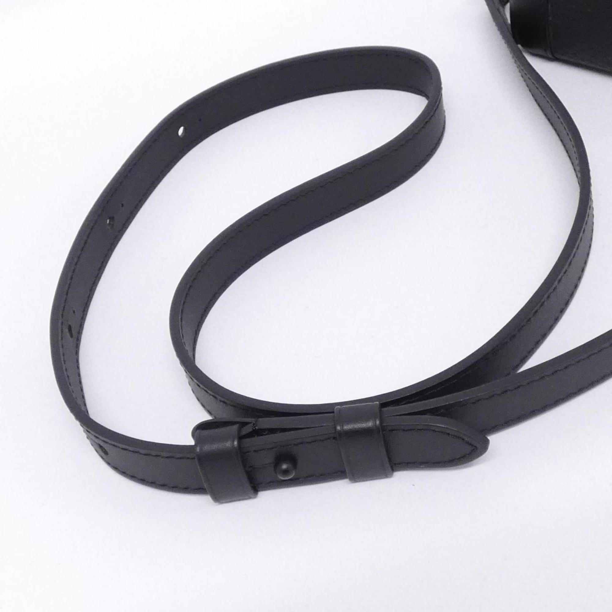 Louis Vuitton Black Leather Shoulder Bag