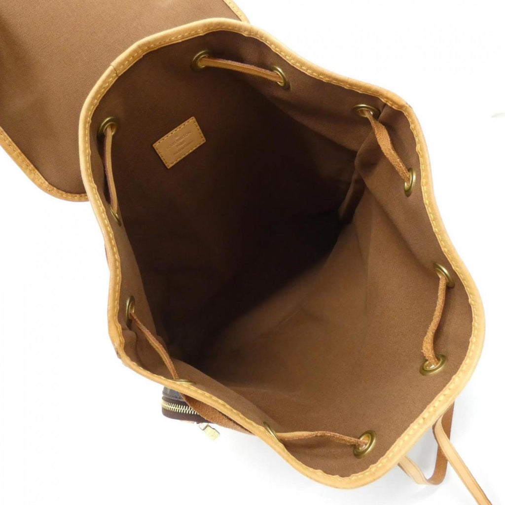 Louis Vuitton Marron Coated Canvas Backpack