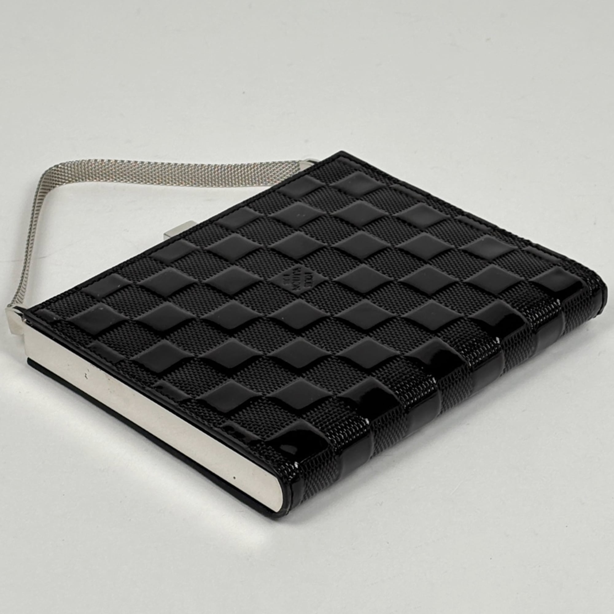 Louis Vuitton Noir Damier Vernis Handbag