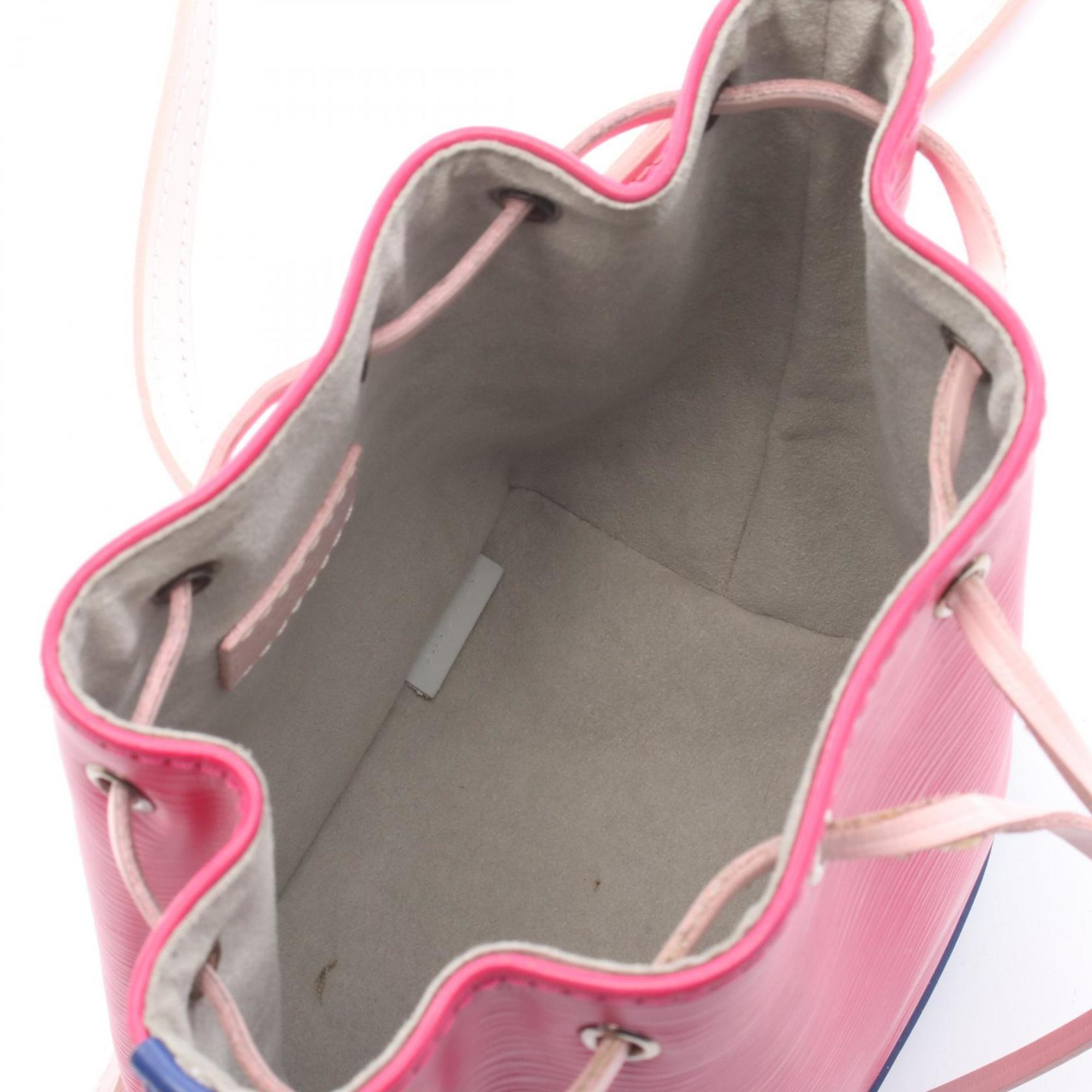 Louis Vuitton Blue Fuchsia Pink Epi Leather Handbag Shoulder Bag
