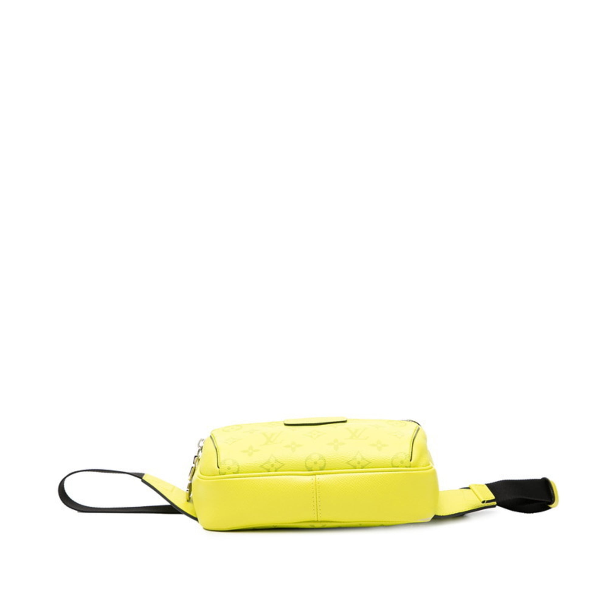 Louis Vuitton Taigarama Jaune Yellow Pvc Leather Sling Bag