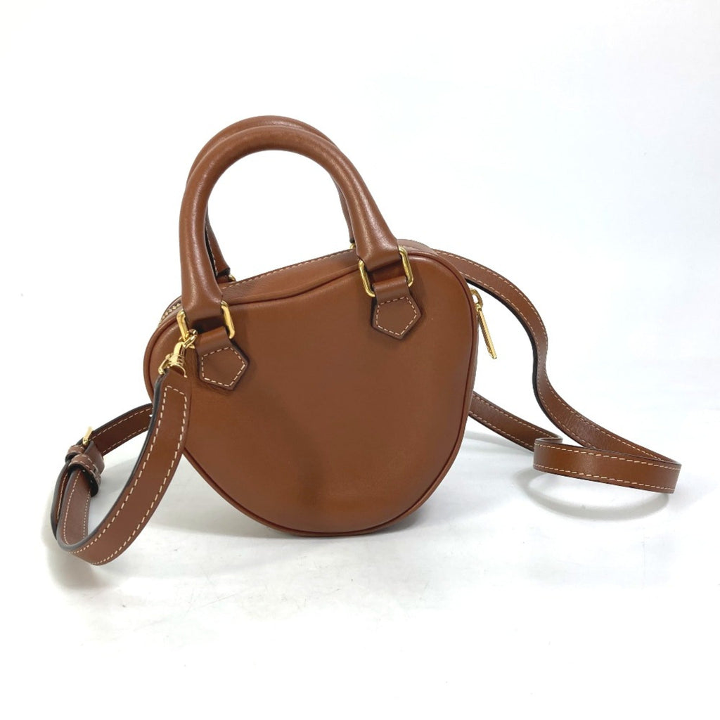 Celine Brown Leather Shoulder Bag
