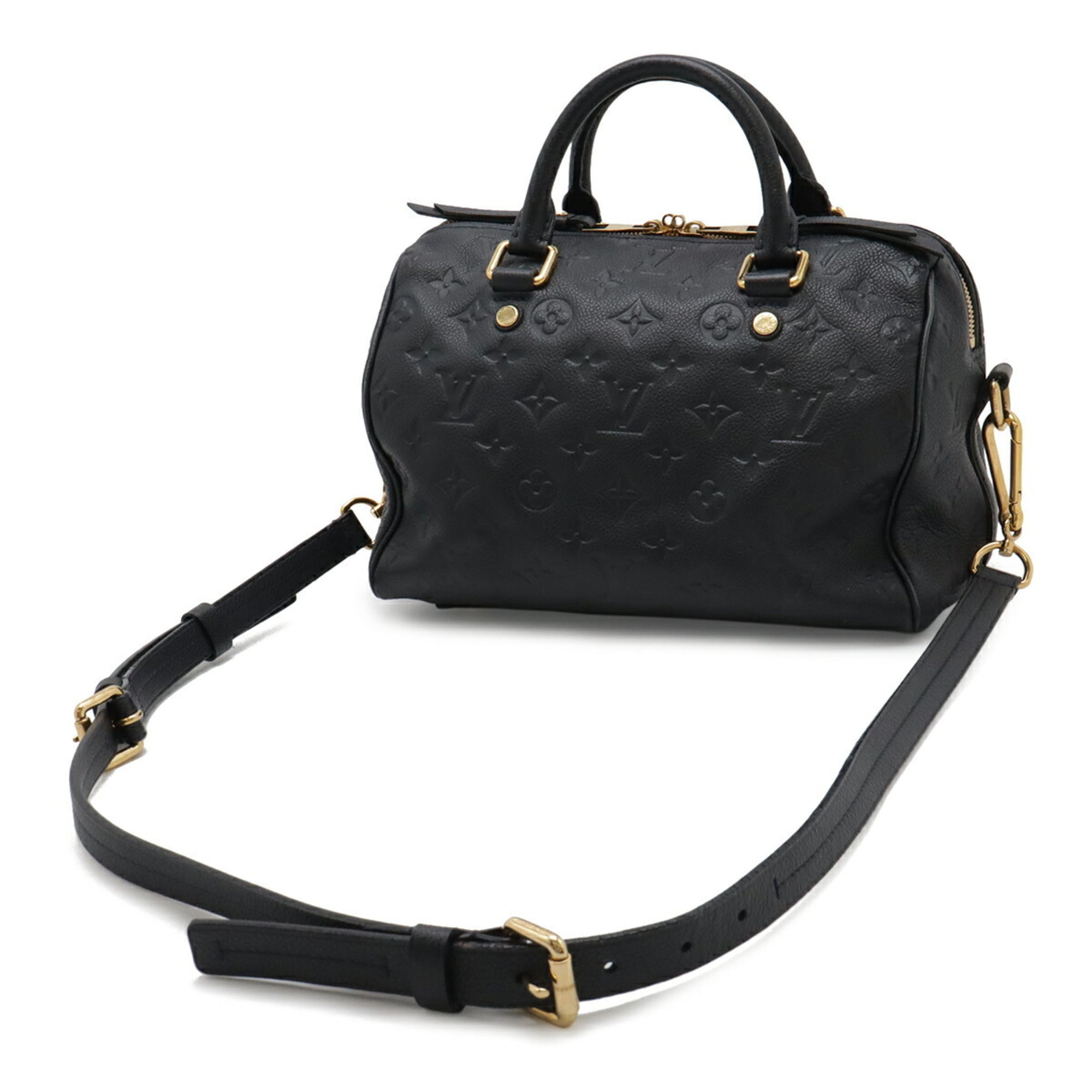Louis Vuitton Infini Navy Monogram Empreinte Leather Handbag