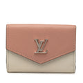 Louis Vuitton Pink Leather Wallet (Tri-Fold)