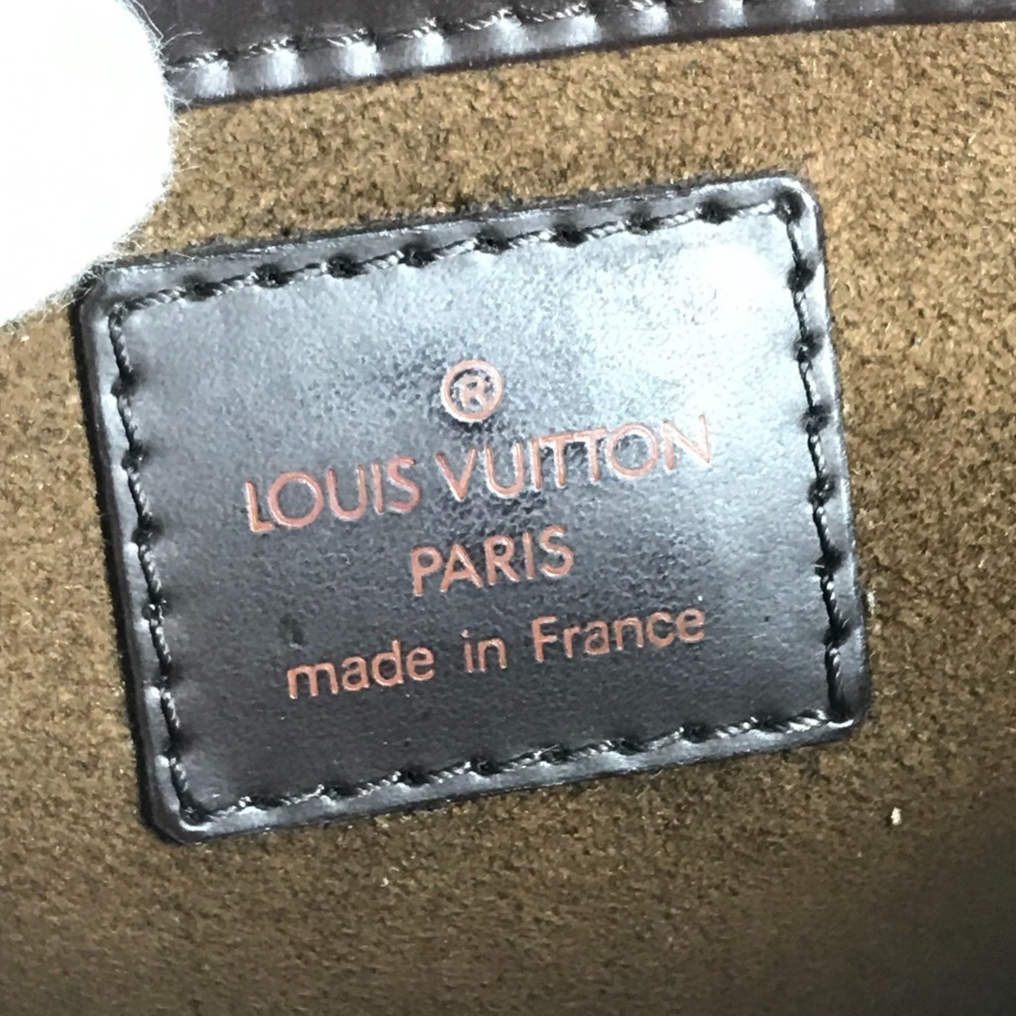 Louis Vuitton Brown Ebene Damier Canvas Clutch Bag Pouch