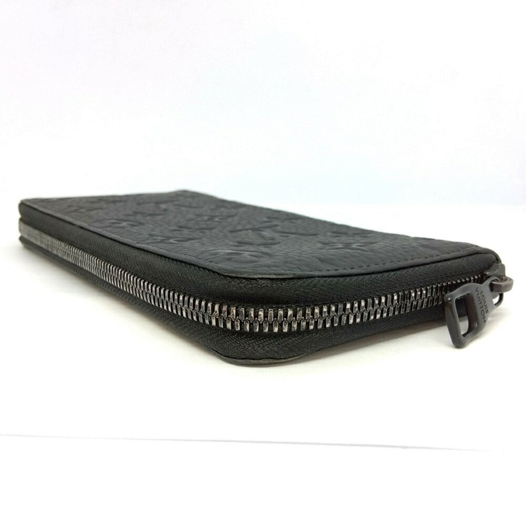 Louis Vuitton Black Noir Leather Coin Purse/Coin Case