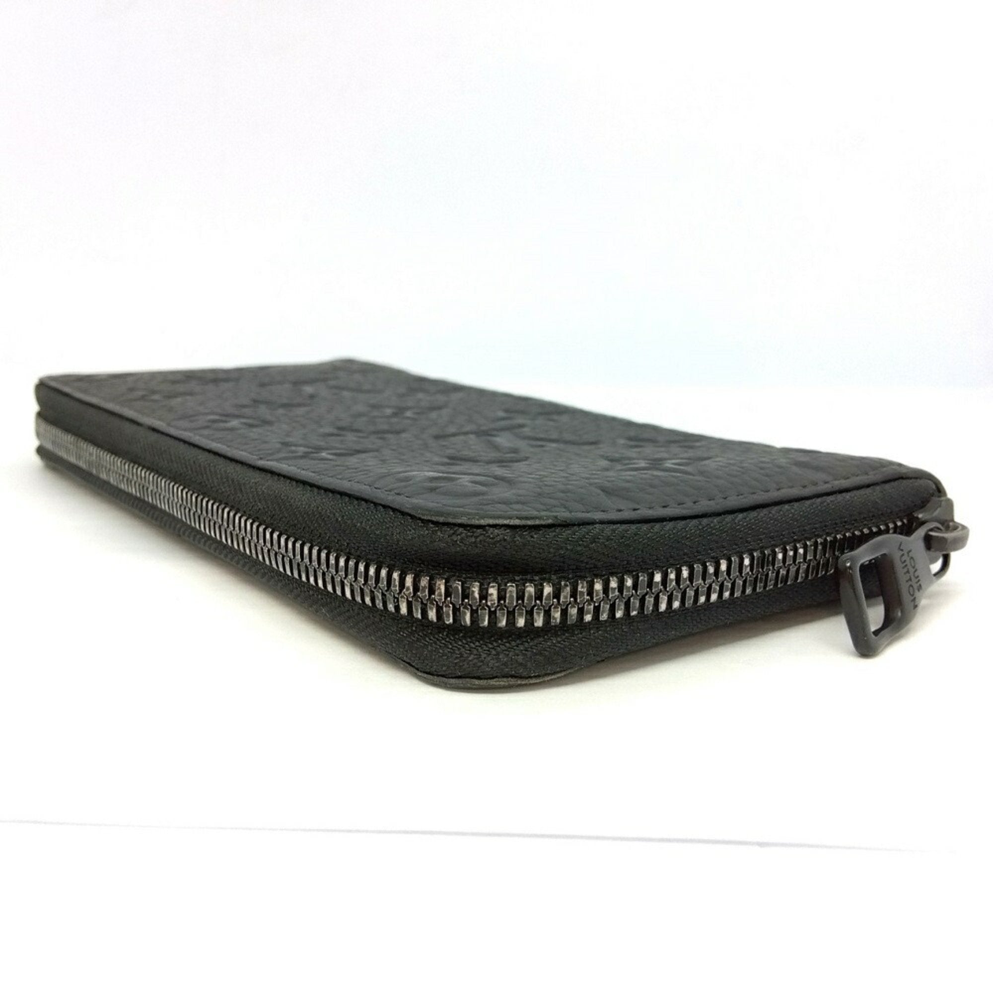 Louis Vuitton Black Noir Leather Coin Purse/Coin Case
