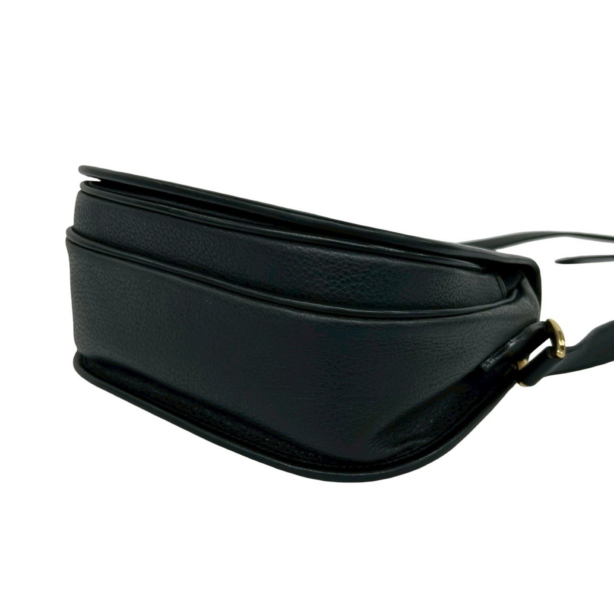 Gucci Black Leather Pochette Shoulder Bag (Pre-Owned)