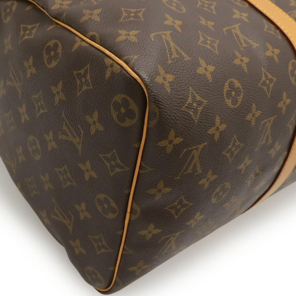 Louis Vuitton Brown Pvc Boston Bag Handbag