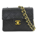 Chanel Black Leather Shoulder Bag