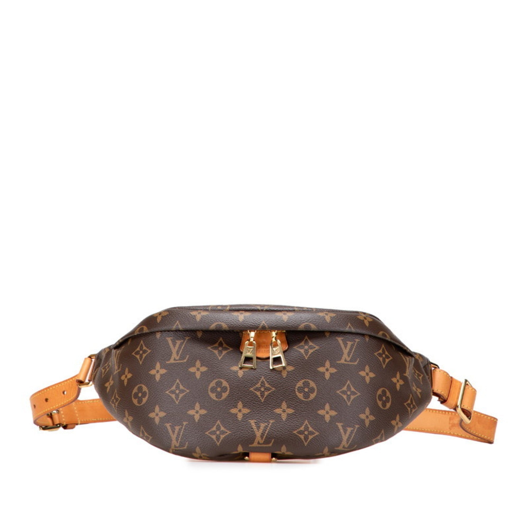 Louis Vuitton Brown Pvc Leather Sling Bag