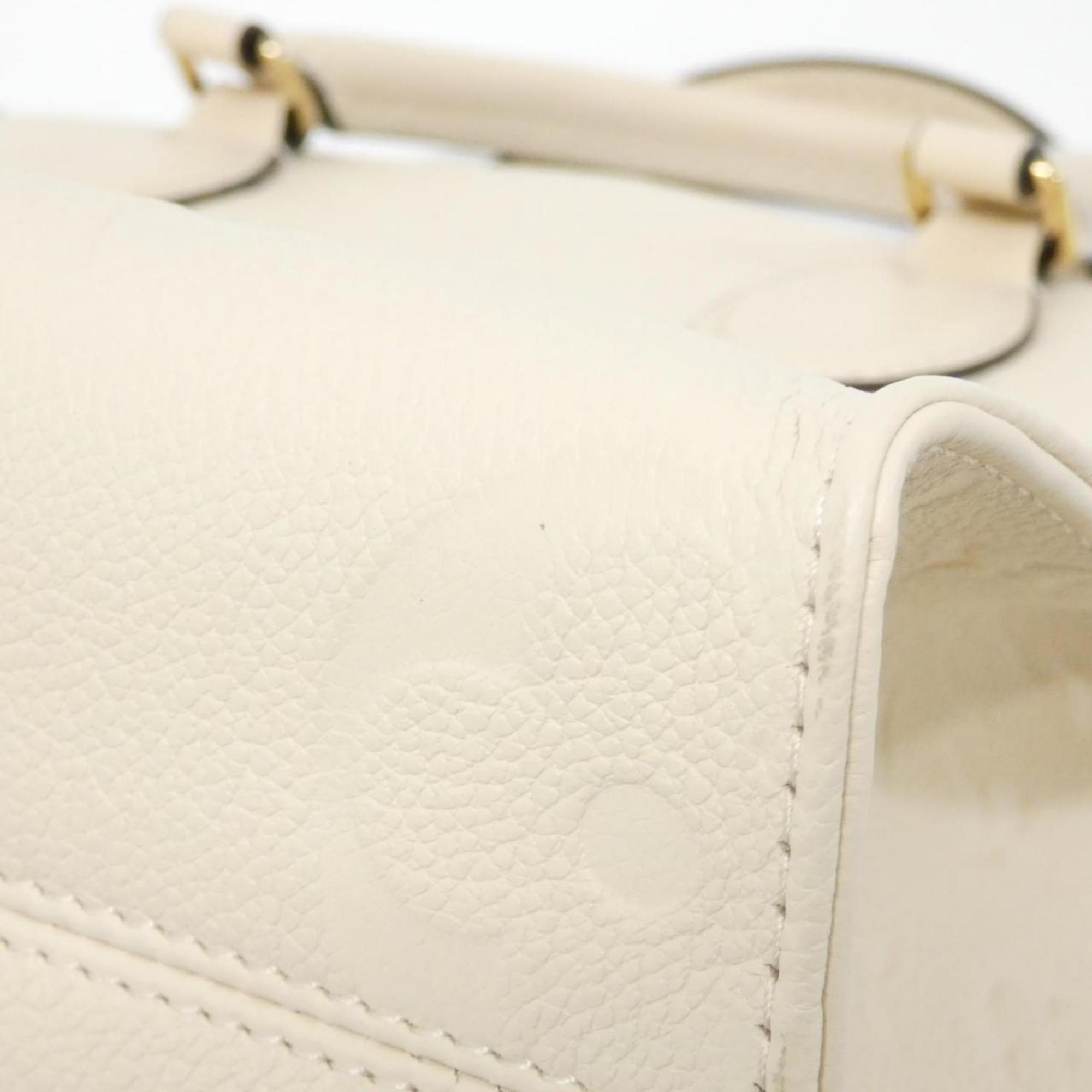 Louis Vuitton Beige Leather Handbag
