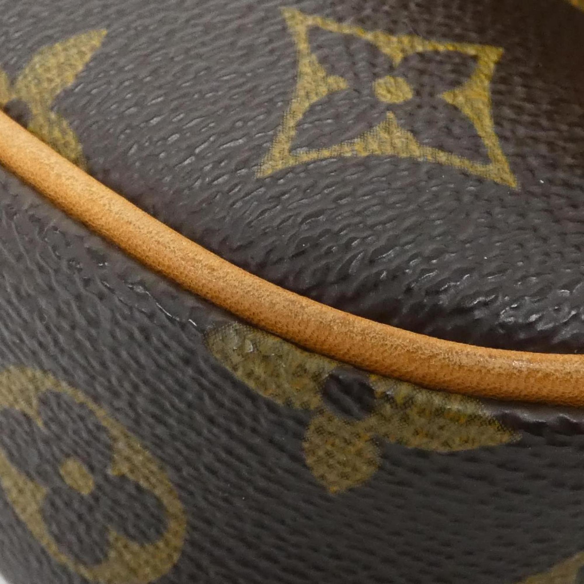Louis Vuitton Marron Coated Canvas Pochette Shoulder Bag