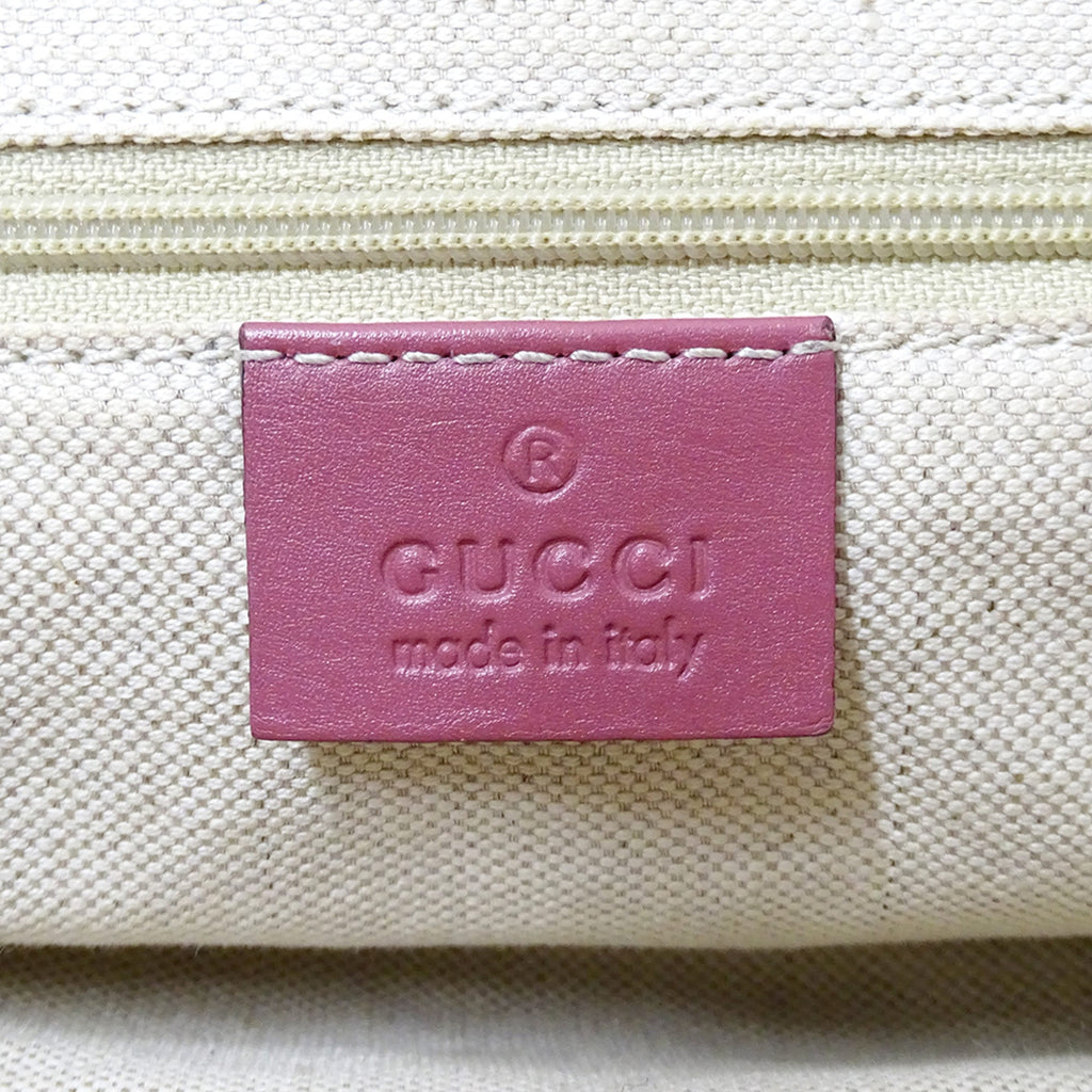 Gucci Gg Canvas Brown Pink Beige Gg Canvas Handbag Messenger Bag Shoulder Bag (Pre-Owned)