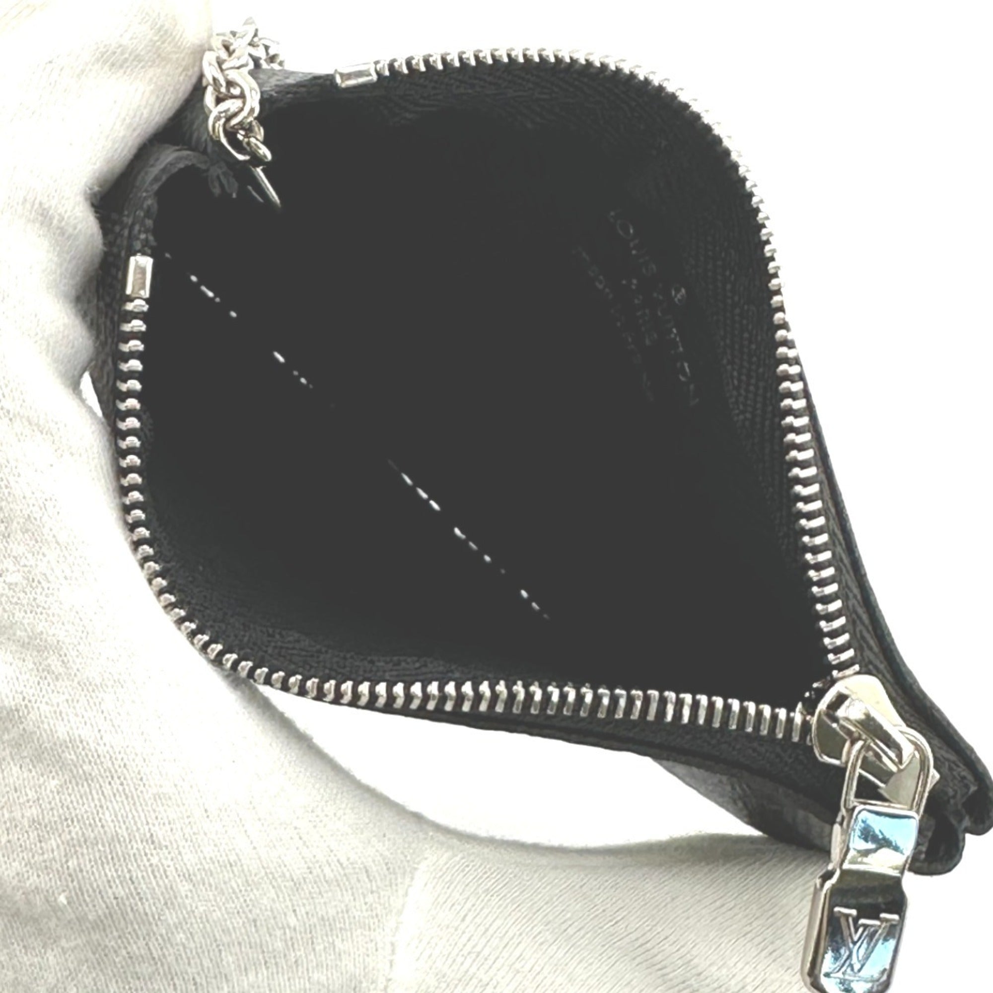 Louis Vuitton Damier Graphite Gray Damier Graphite Coin Purse/Coin Case