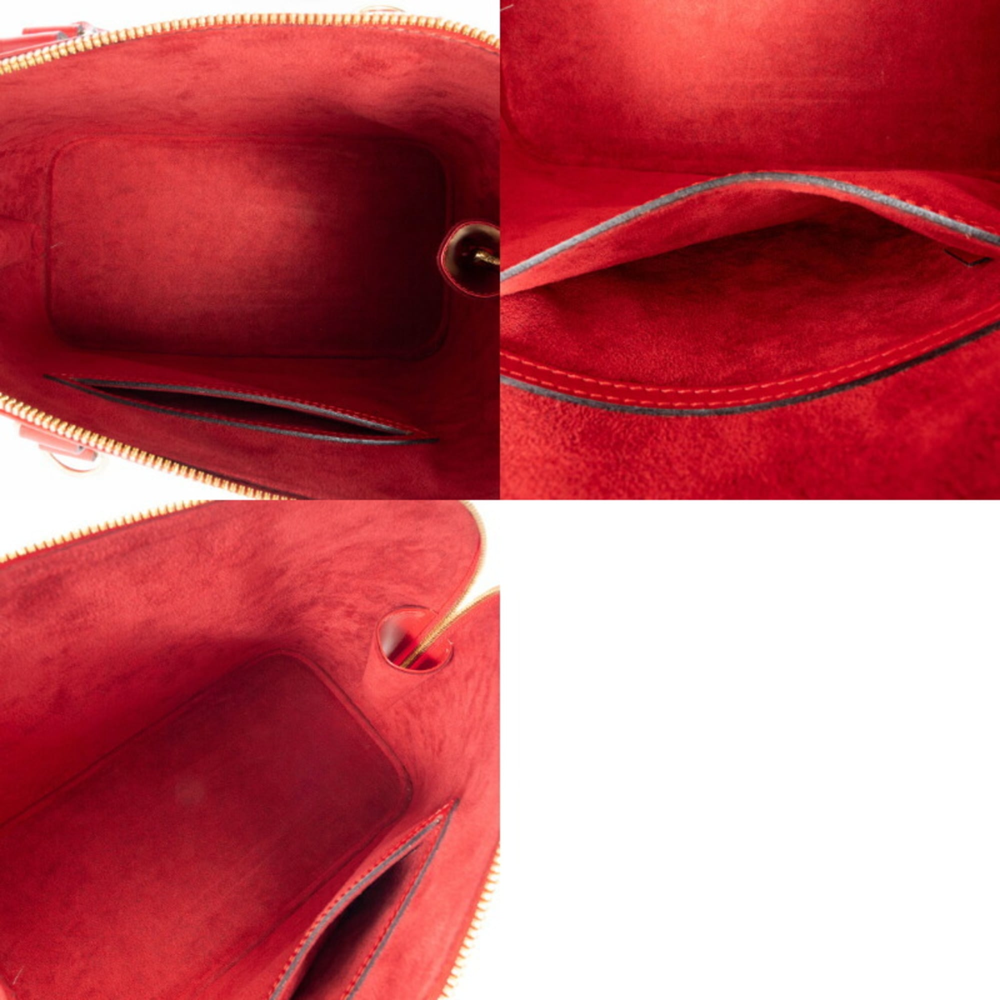 Louis Vuitton Castilian Red Epi Leather Handbag