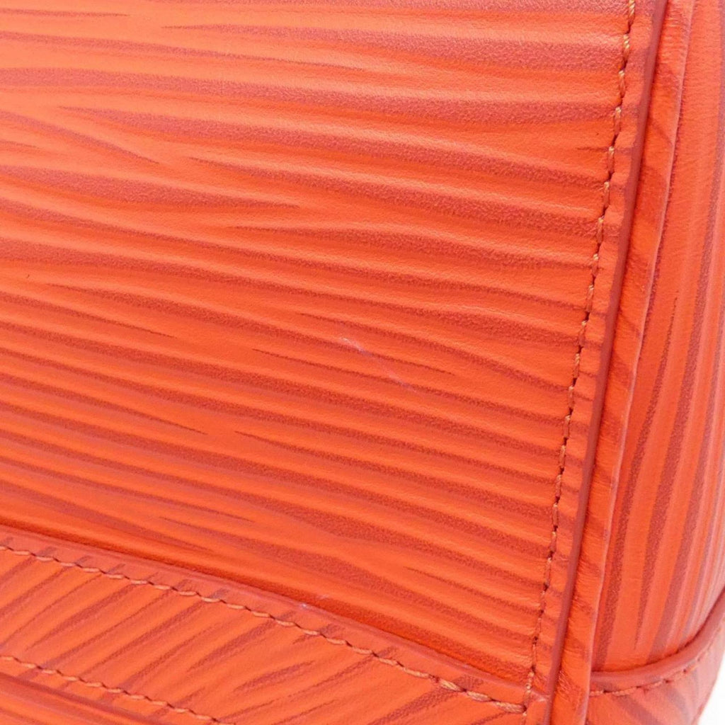 Louis Vuitton Epi Red Color Vermilion Leather Handbag