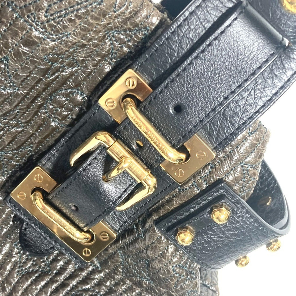 Louis Vuitton Black Noir Handbag Shoulder Bag Tote Bag