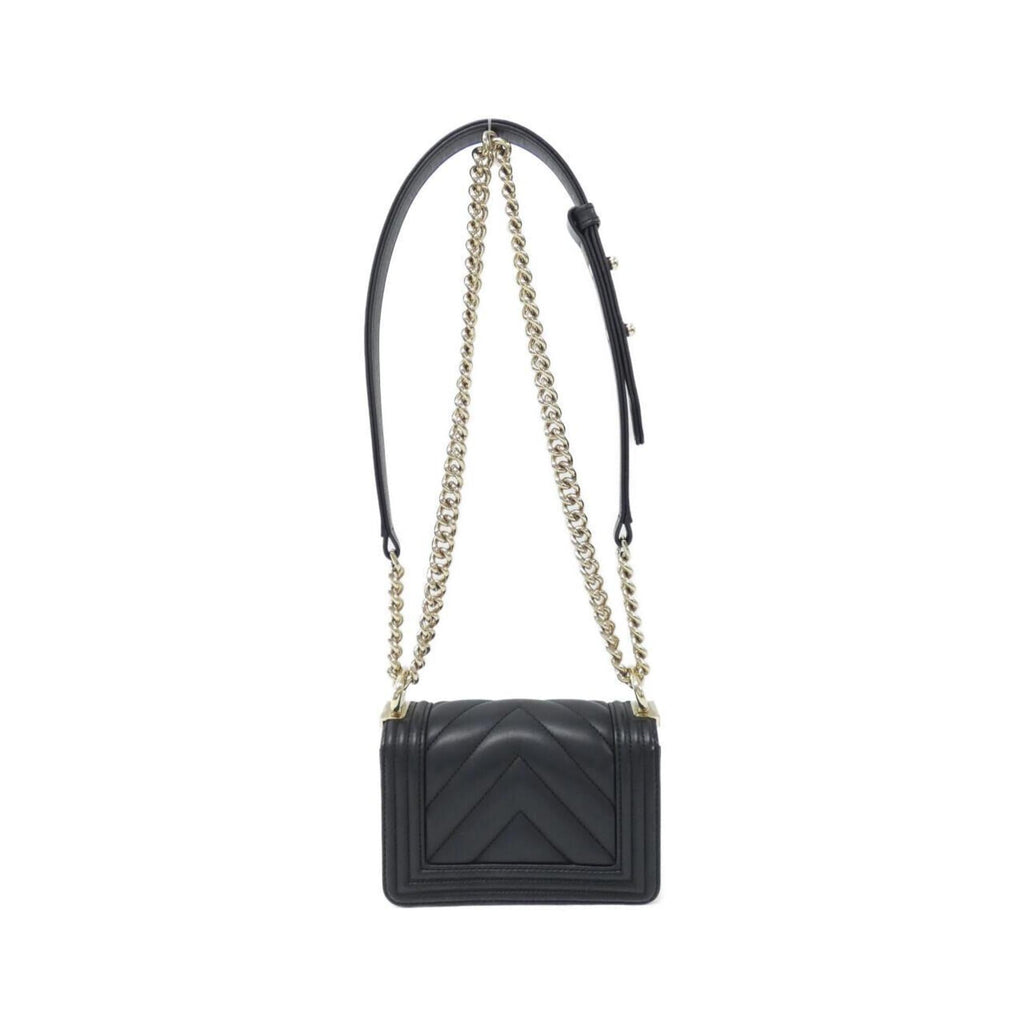 Chanel Boy Chanel Black Leather Shoulder Bag