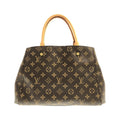 Louis Vuitton Brown Coated Canvas Handbag