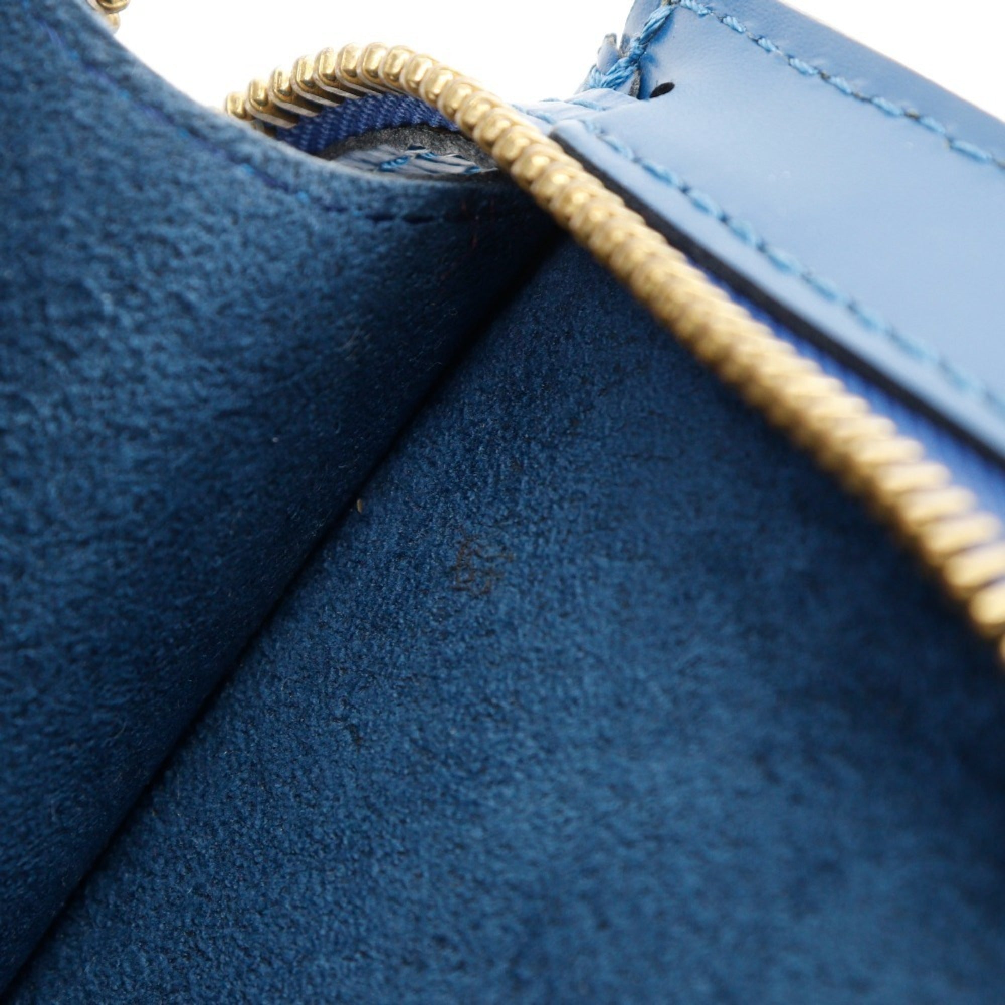 Louis Vuitton Epi Blue Toledo Blue Epi Leather Handbag
