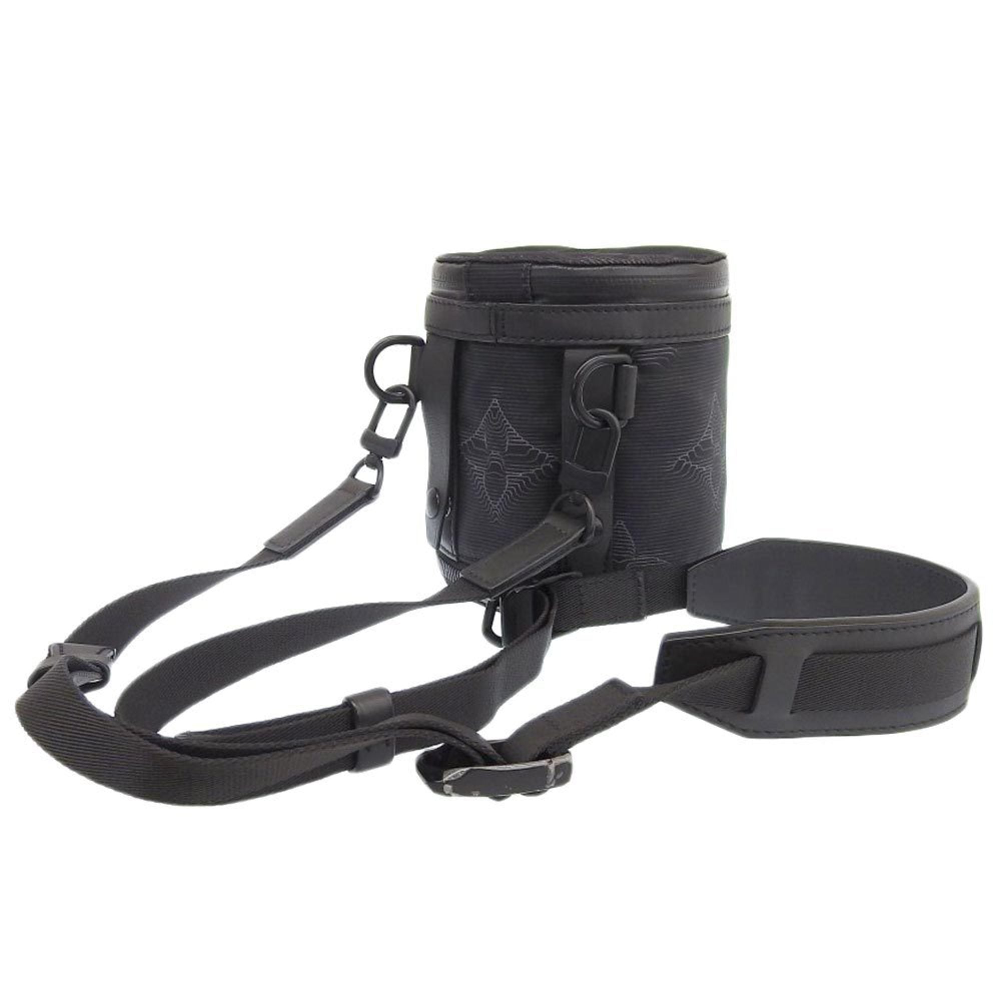 Louis Vuitton Black Multi-Color Nylon Shoulder Bag