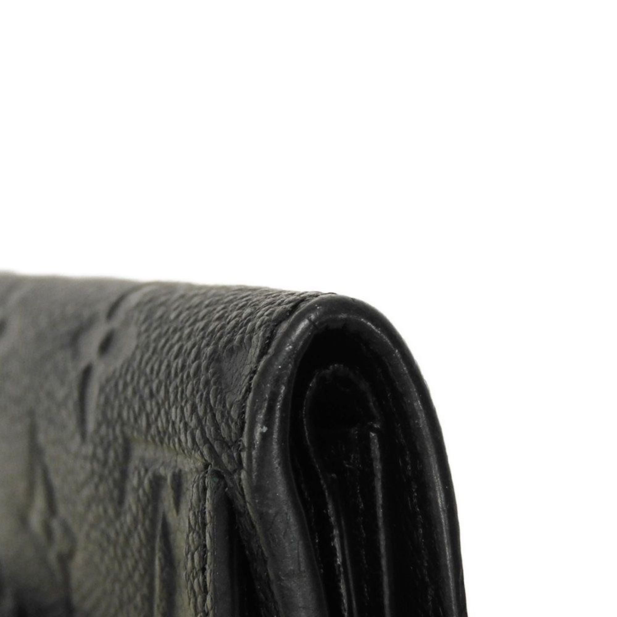 Louis Vuitton Monogram Empreinte Black Noir Monogram Empreinte Wallet (Tri-Fold)