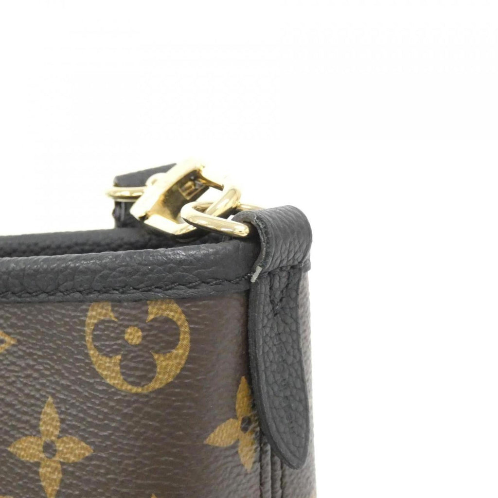 Louis Vuitton Brown Coated Canvas Leather Handbag