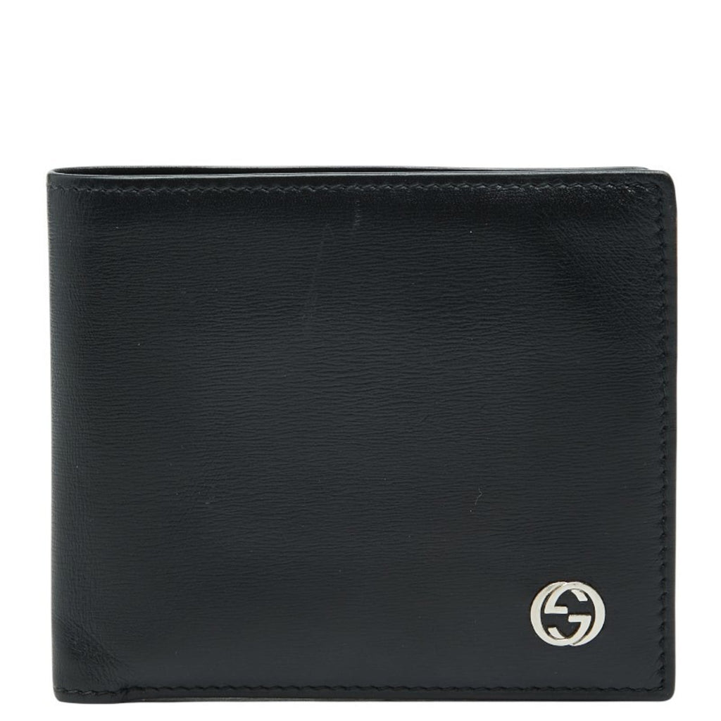 Gucci Black Leather Wallet (Bi-Fold) (Pre-Owned)