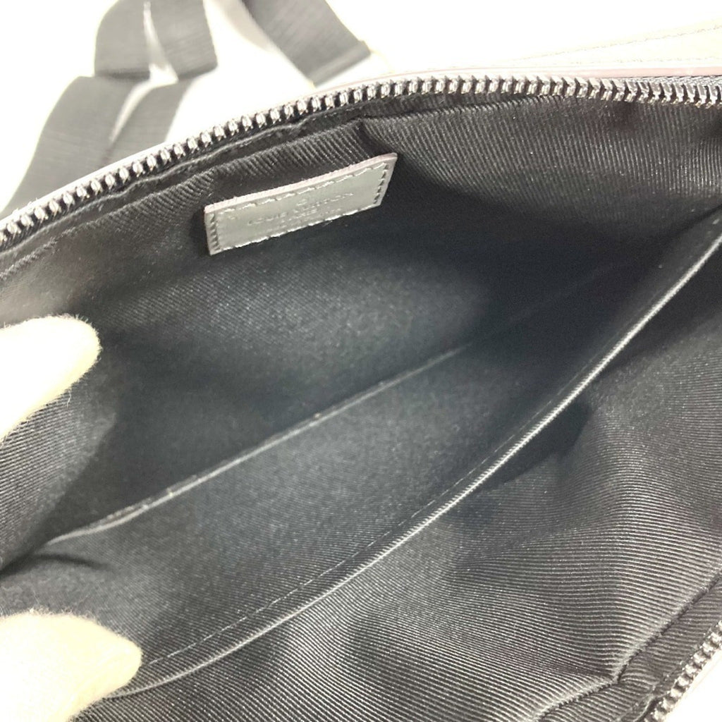 Louis Vuitton Gray Monogram Shadow Clutch Bag Shoulder Bag