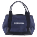Balenciaga Navy Canvas Tote