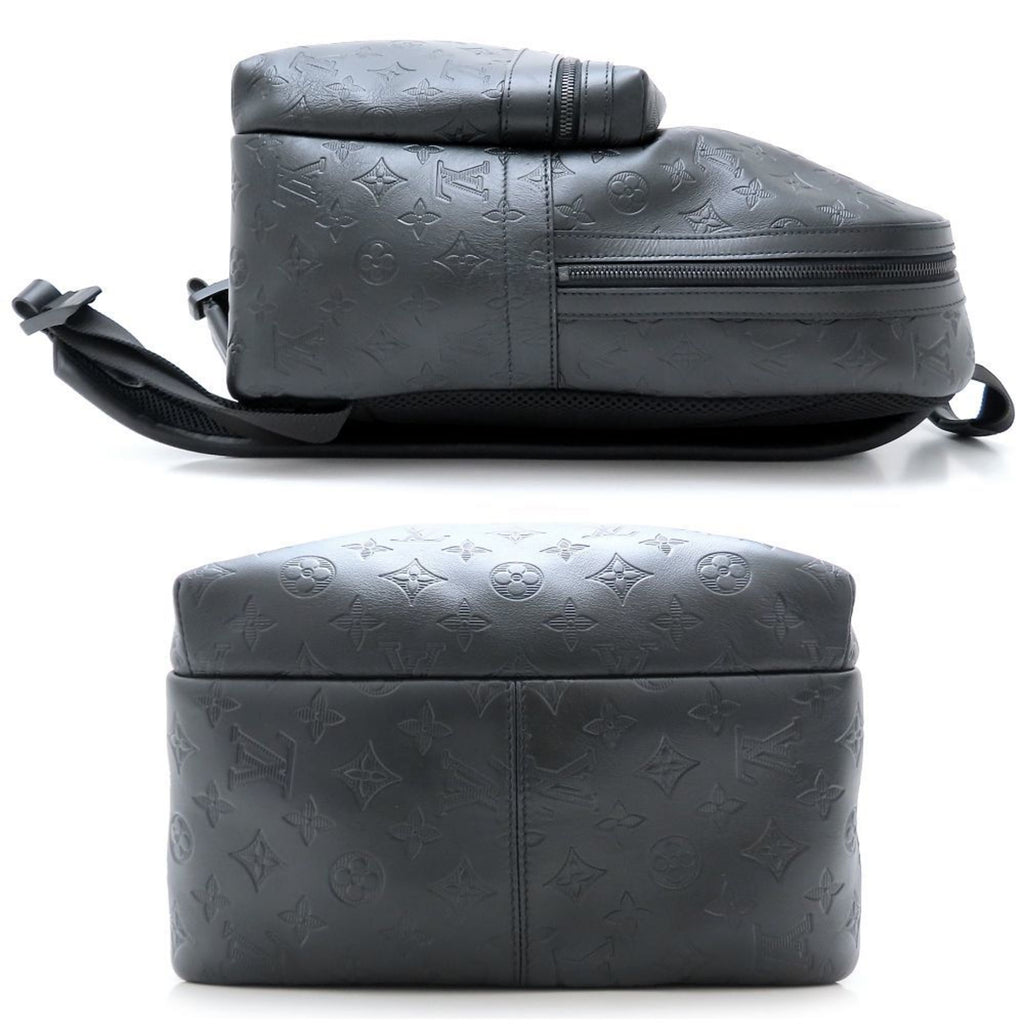 Louis Vuitton Monogram Shadow Noir Leather Backpack